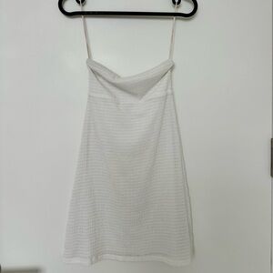 Aritzia White Spaghetti Strap Slip Dress